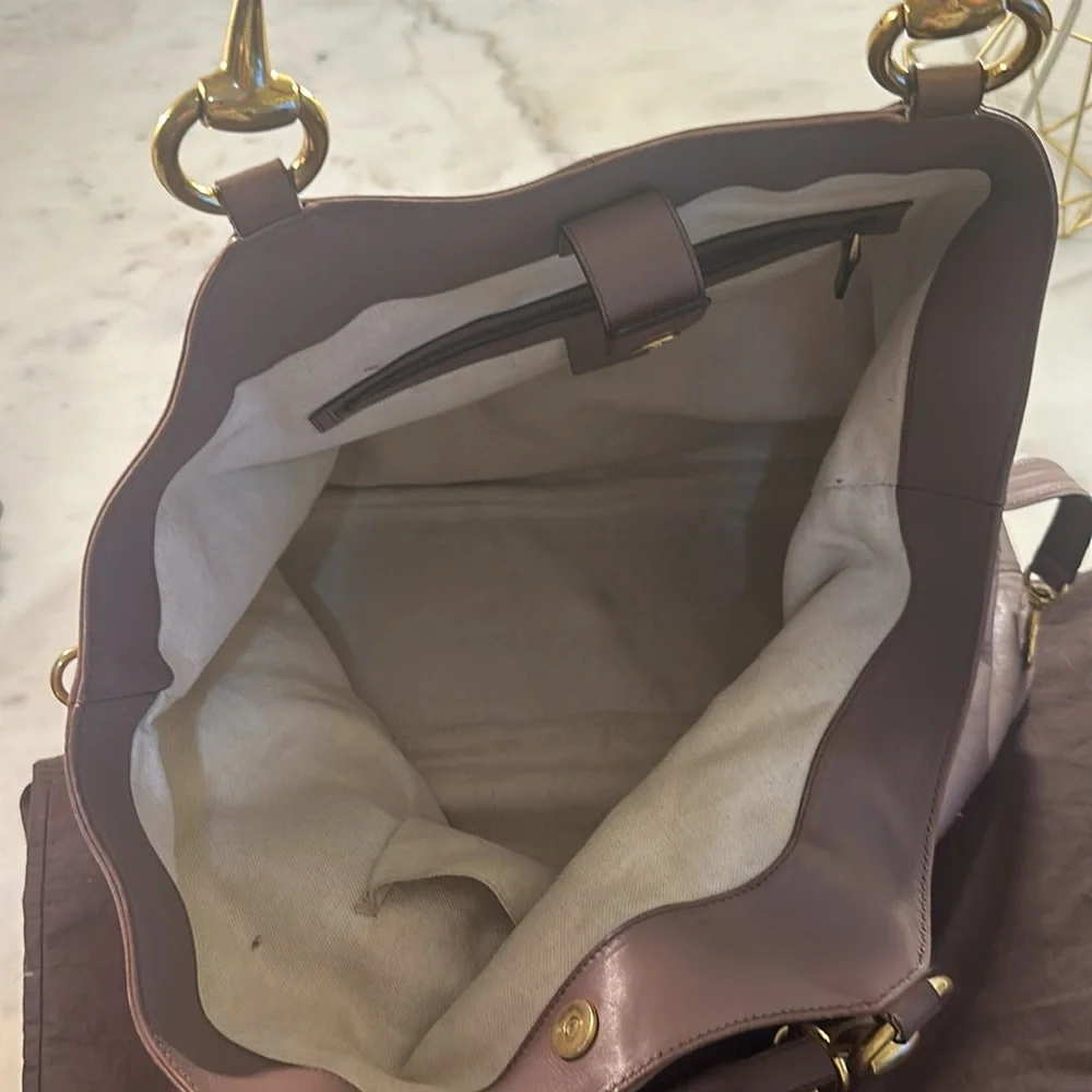 GUCCI Nude leather shopper bag - Picture 10 of 16